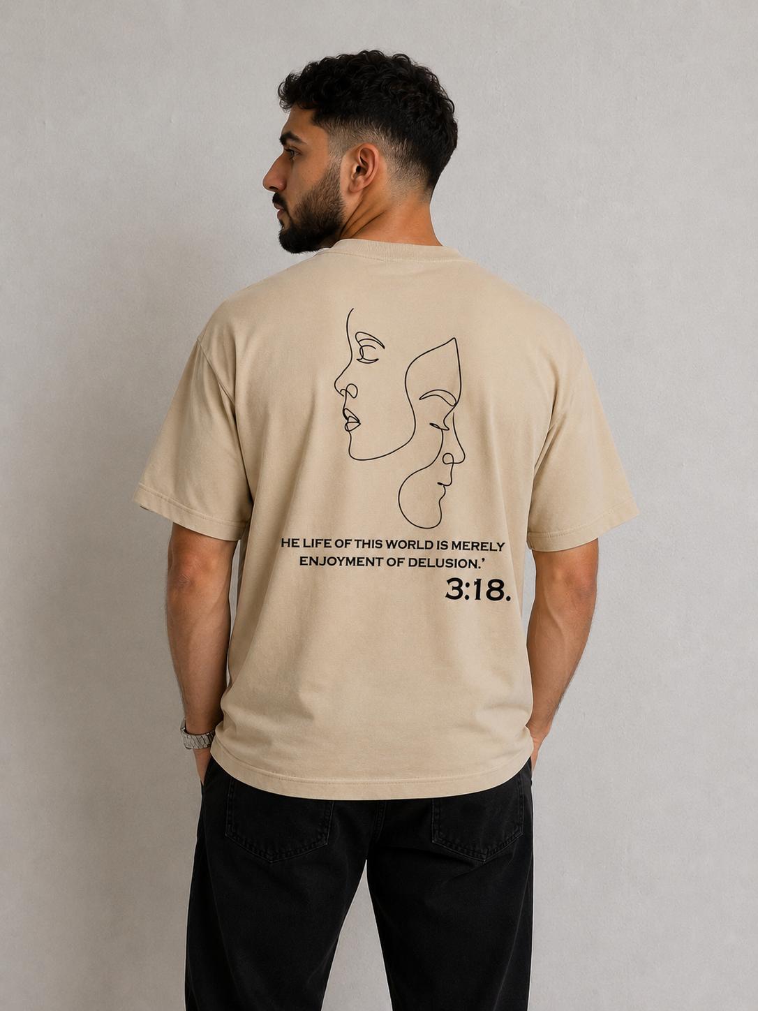 HAQQ "The Enjoyment of Delusion" Oversized T-Shirt
